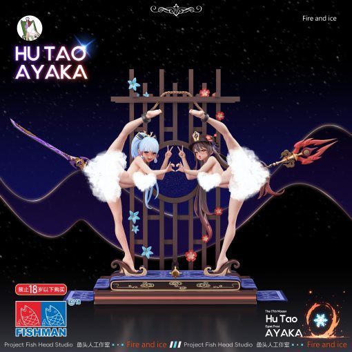 【PRE-ORDER】Fish Head Studio GENSHIN IMPACT Ice and Fire HuTao&Kamisato Ayaka 1/6