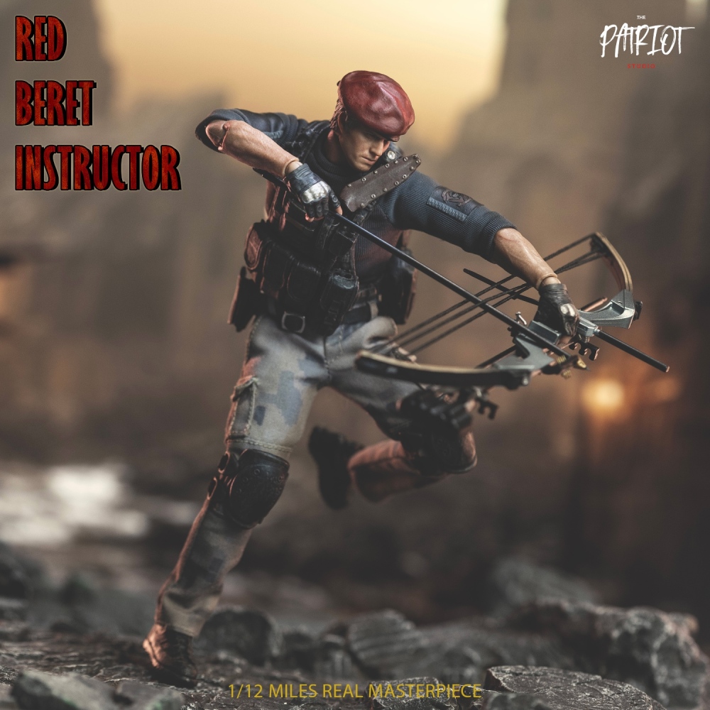 【IN-STOCK】Patriot studio Red Beret Instructor Jack Krauser 1/12