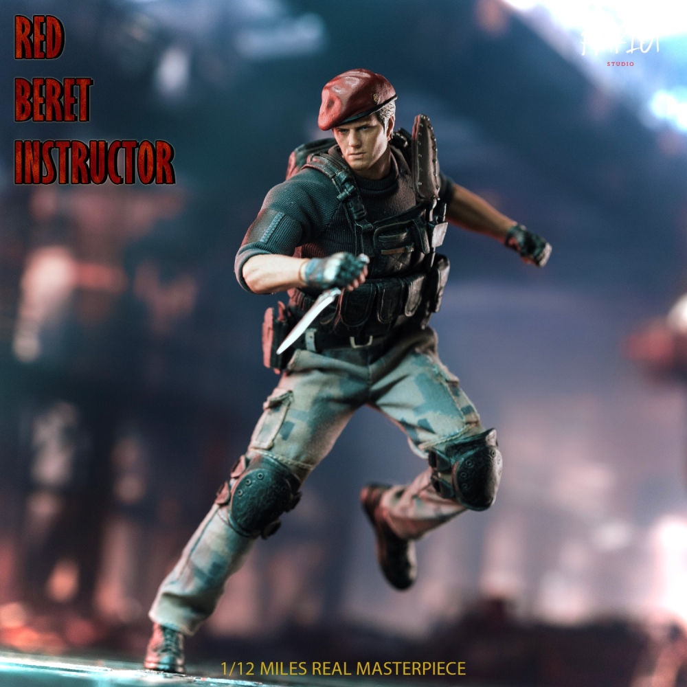 【IN-STOCK】Patriot studio Red Beret Instructor Jack Krauser 1/12
