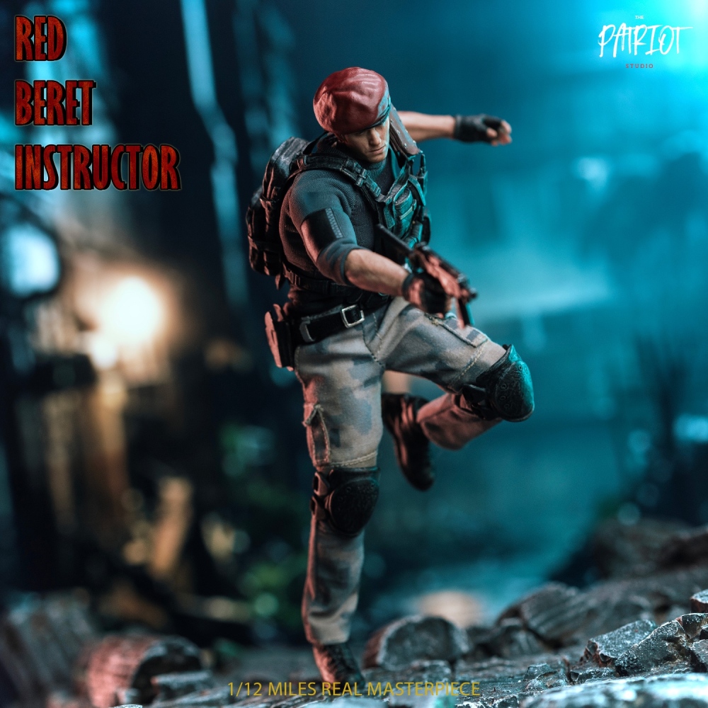 【IN-STOCK】Patriot studio Red Beret Instructor Jack Krauser 1/12