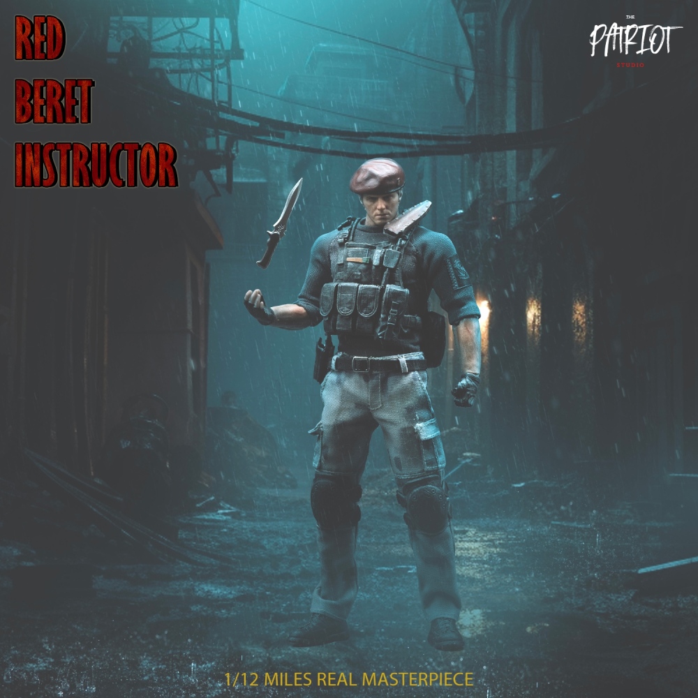 【IN-STOCK】Patriot studio Red Beret Instructor Jack Krauser 1/12