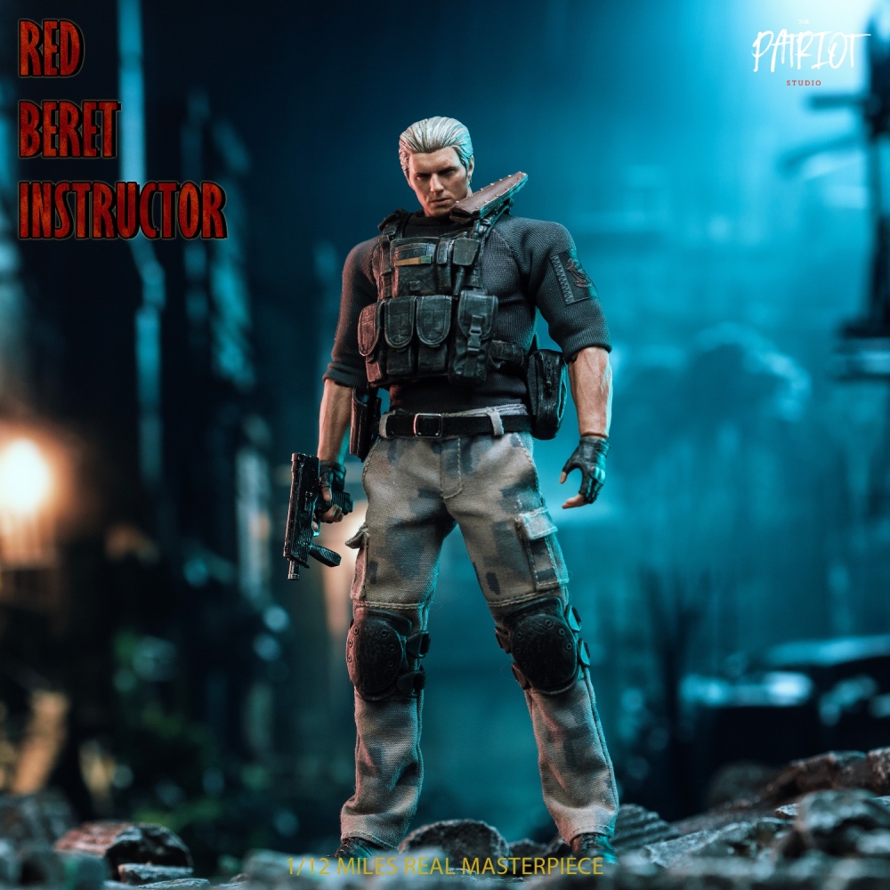 【IN-STOCK】Patriot studio Red Beret Instructor Jack Krauser 1/12