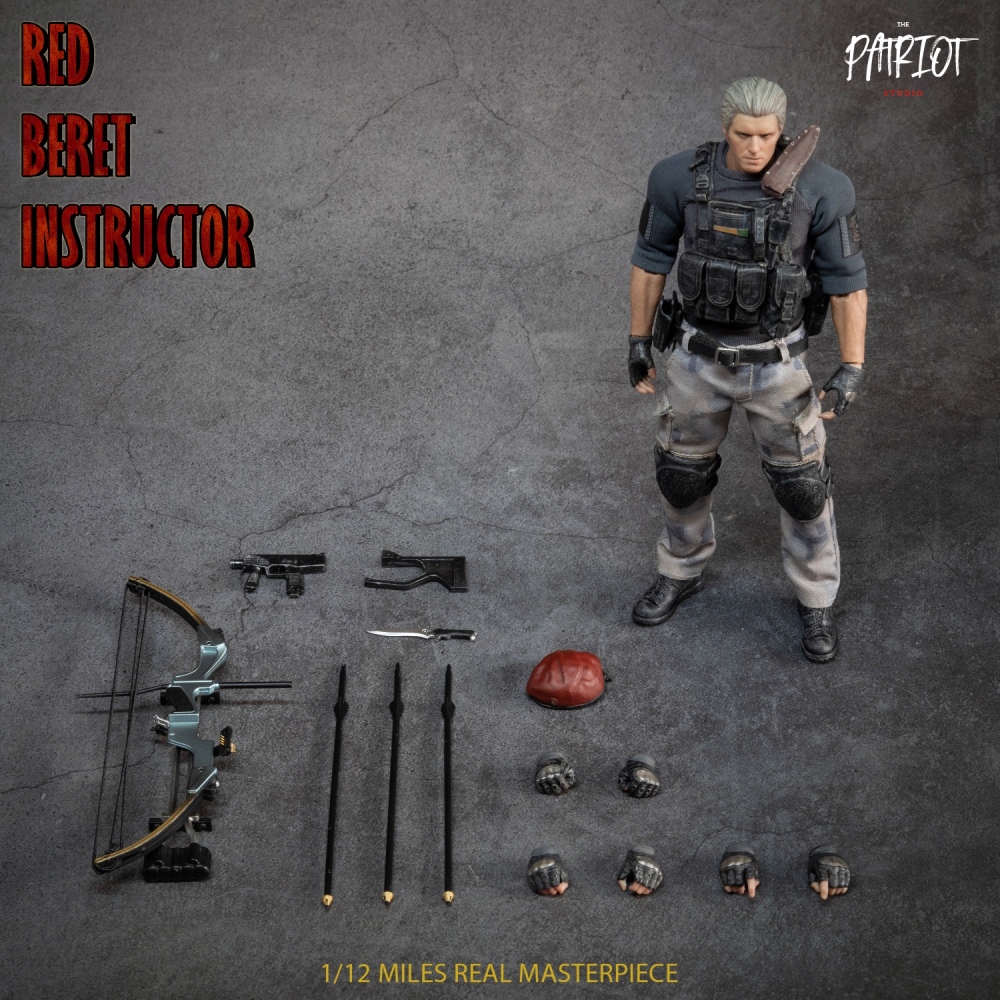 【IN-STOCK】Patriot studio Red Beret Instructor Jack Krauser 1/12