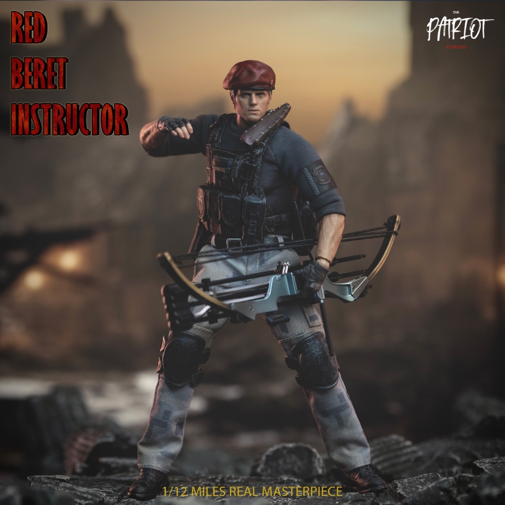 【IN-STOCK】Patriot studio Red Beret Instructor Jack Krauser 1/12