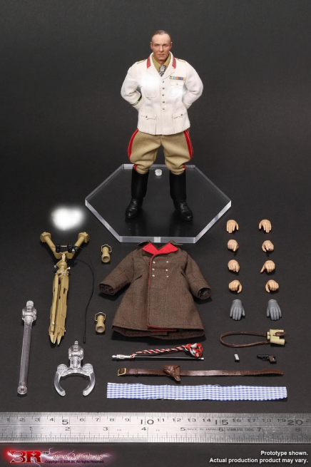 【PRE-ORDER】3R Studio  1/12 Army Field Marshal Desert Fox Rommel Articulated TG80004