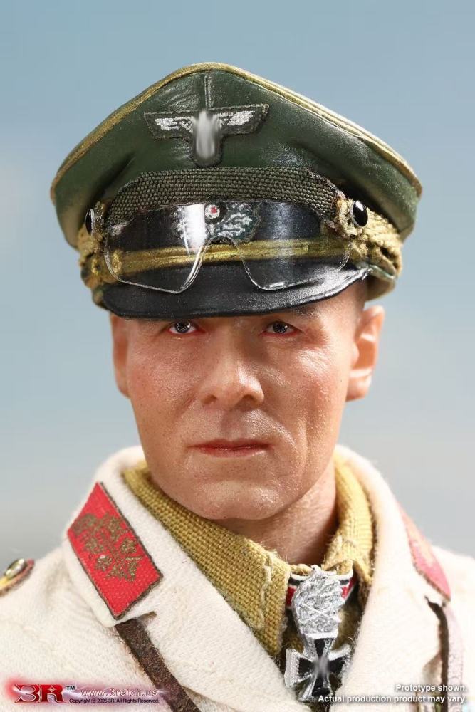 【PRE-ORDER】3R Studio  1/12 Army Field Marshal Desert Fox Rommel Articulated TG80004