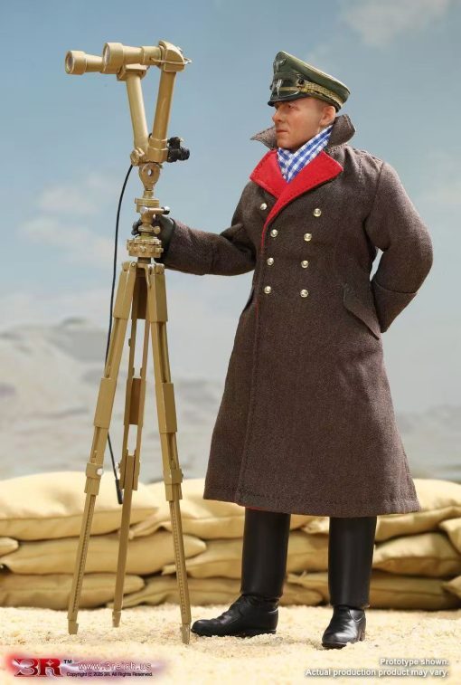 【PRE-ORDER】3R Studio  1/12 Army Field Marshal Desert Fox Rommel Articulated TG80004
