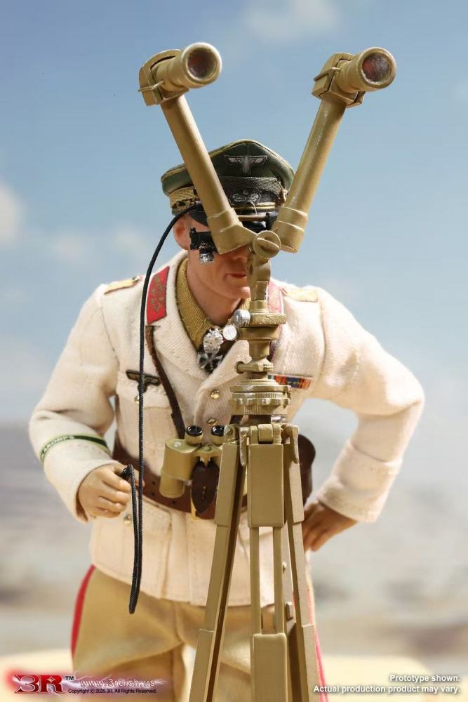 【PRE-ORDER】3R Studio  1/12 Army Field Marshal Desert Fox Rommel Articulated TG80004