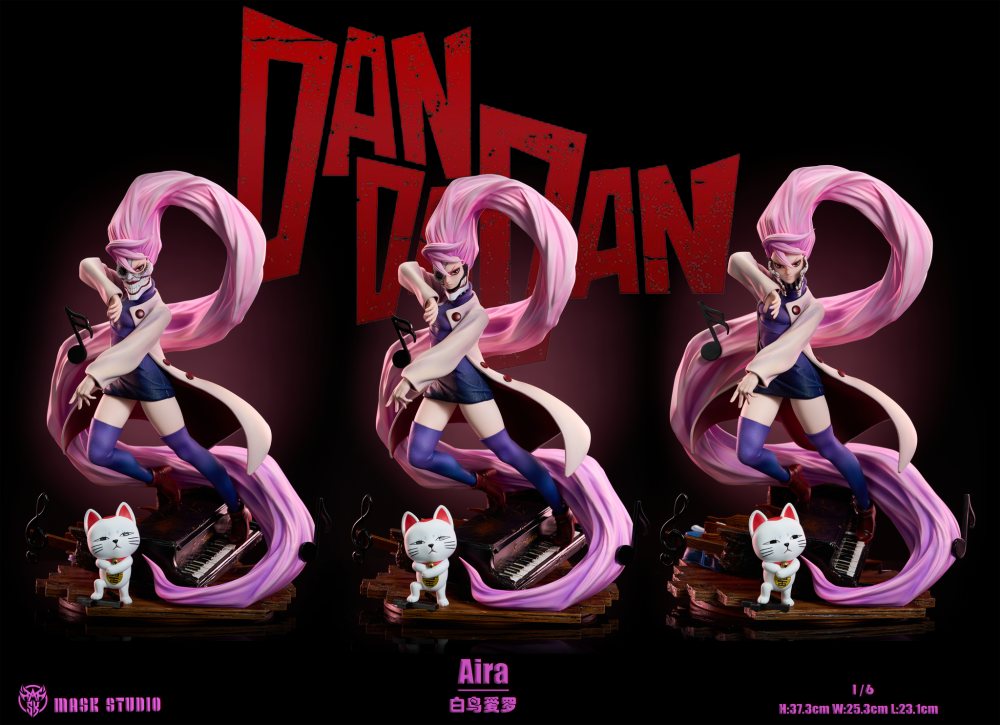 【PRE-ORDER】Mask Studio  Dandadan Shiratori Aira 1/6 with 3 heads