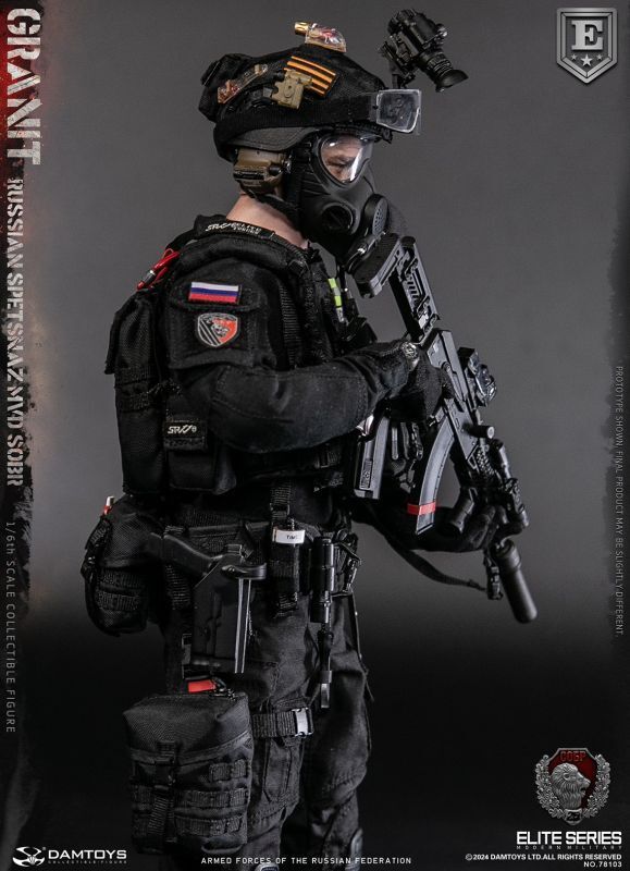 【IN-STOCK】DAMTOYS RUSSIAN SPETSNAZ MVD SOBR GRANIT 1/6 ELITE EDITION