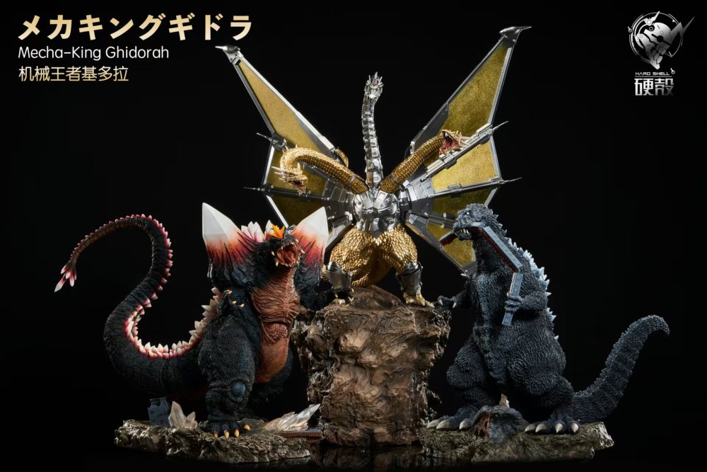 【PRE-ORDER】Hard Shell Studio - Godzilla Mechagodzilla Revenge Mech-King Ghidorah Appears