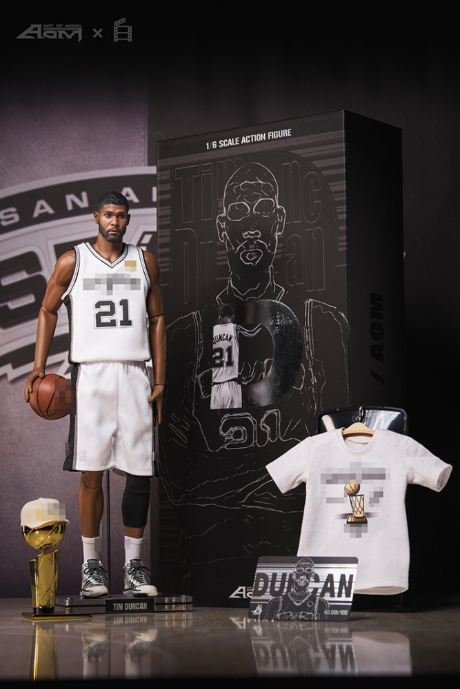 【PRE-ORDER】AOM TOYS  NBA 1/6  Tim Duncan 2014 Championship Set