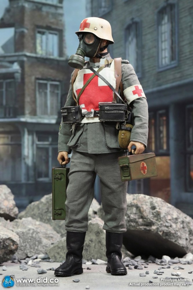 【Pre-order】DID Studio 1/6 Scale WWII German Medic Officer Candidate Gregor D80183 (Licensed)