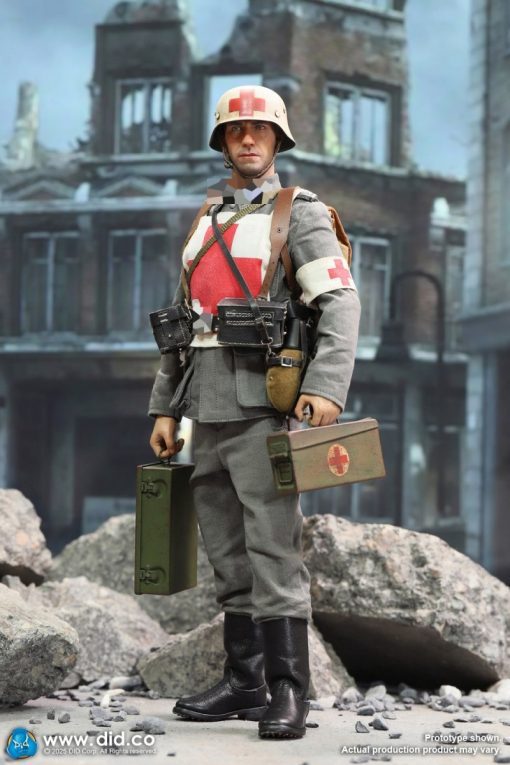 【Pre-order】DID Studio 1/6 Scale WWII German Medic Officer Candidate Gregor D80183 (Licensed)