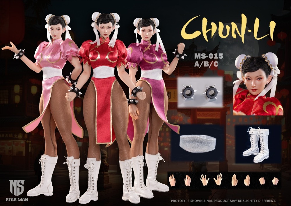【Pre-order】STAR MAN Studio  Street Fighter Chun-Li 1/6   MS-015A/B/C