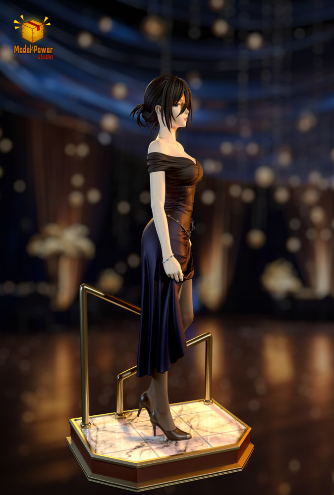 【PRE-ORDER】Model Power Studio - Attack on Titan Midnight Banquet Series #1 Mikasa Ackerman