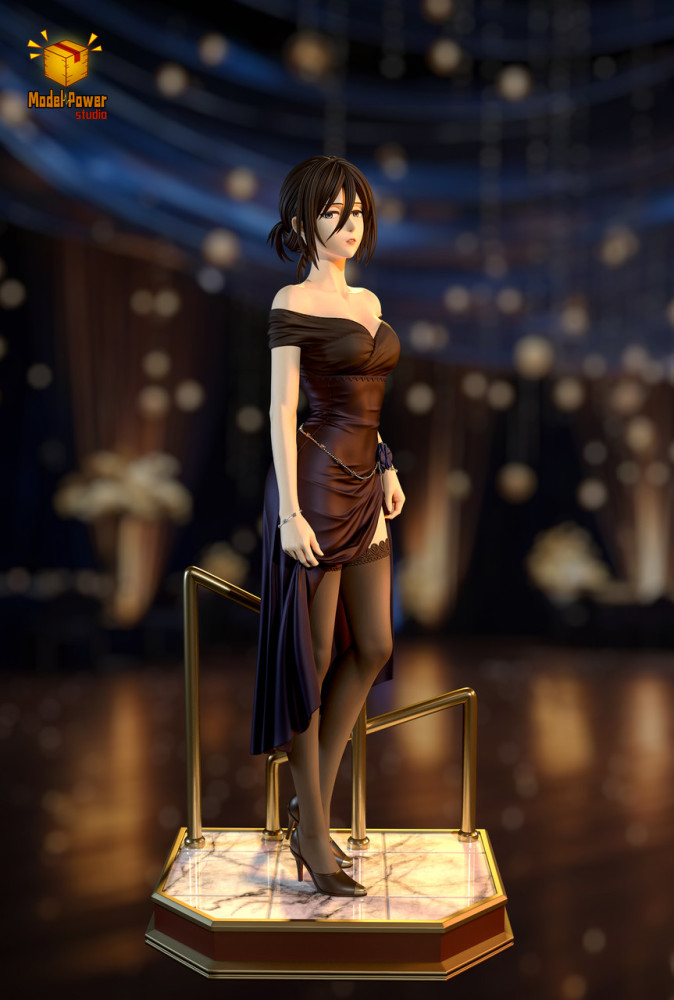 【PRE-ORDER】Model Power Studio - Attack on Titan Midnight Banquet Series #1 Mikasa Ackerman