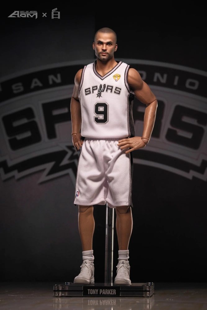 【PRE-ORDER】AOM TOYS Studio - NBA 1/6 Scale Tony Parker 2014 Championship Set