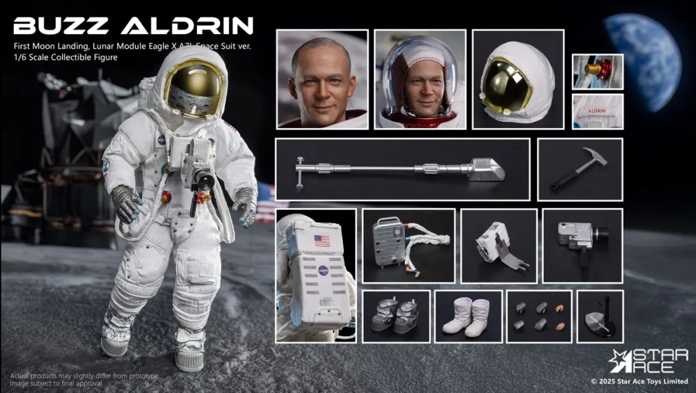 【PRE-ORDER】Star Ace Toys 1/6 scale Buzz Aldrin   SA0159