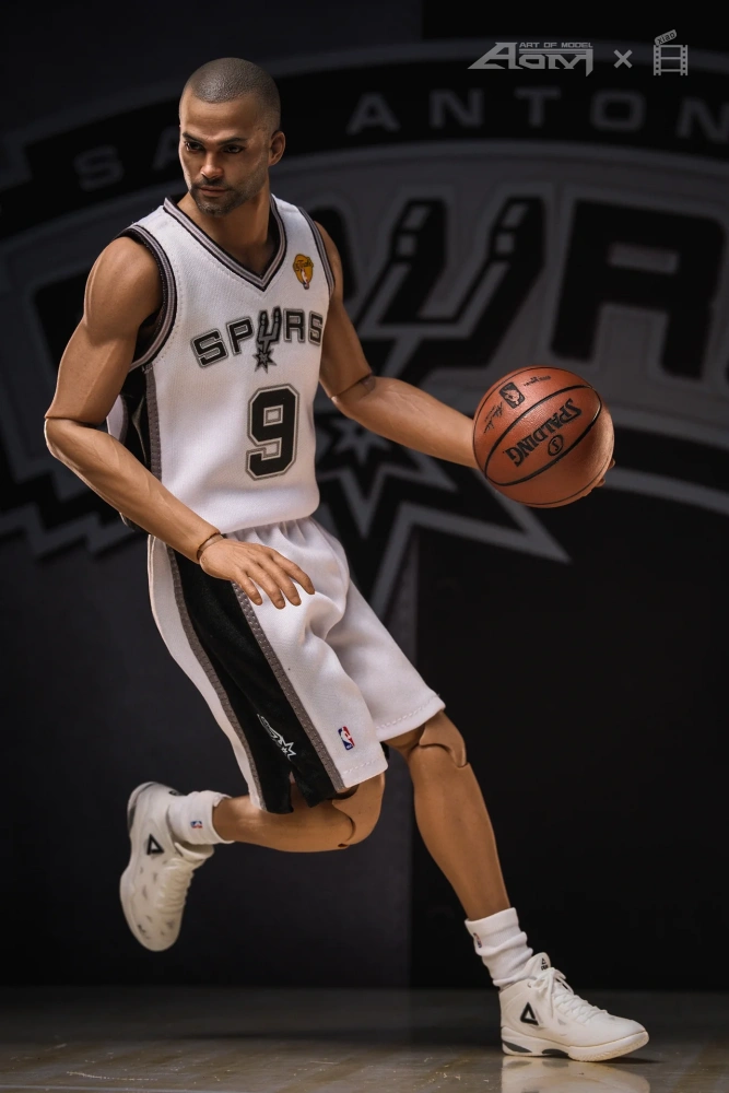 【PRE-ORDER】AOM TOYS Studio - NBA 1/6 Scale Tony Parker 2014 Championship Set