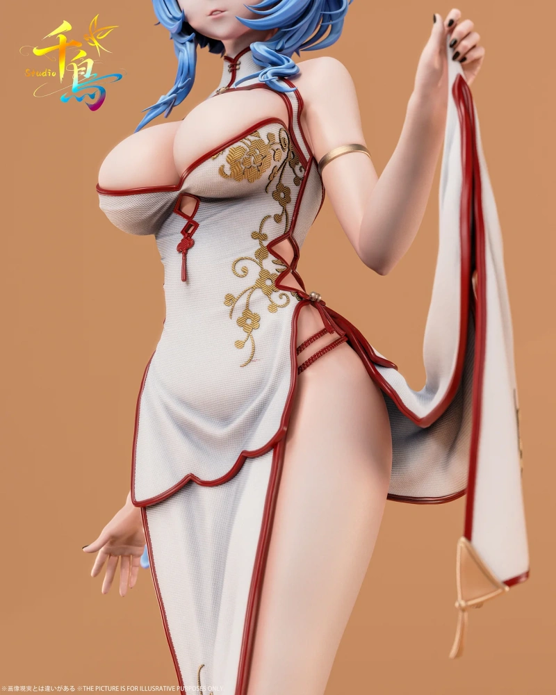 【PRE-ORDER】Qian Niao Studio - Genshin Impactin Cheongsam Ganyu 1/1 & 1/6