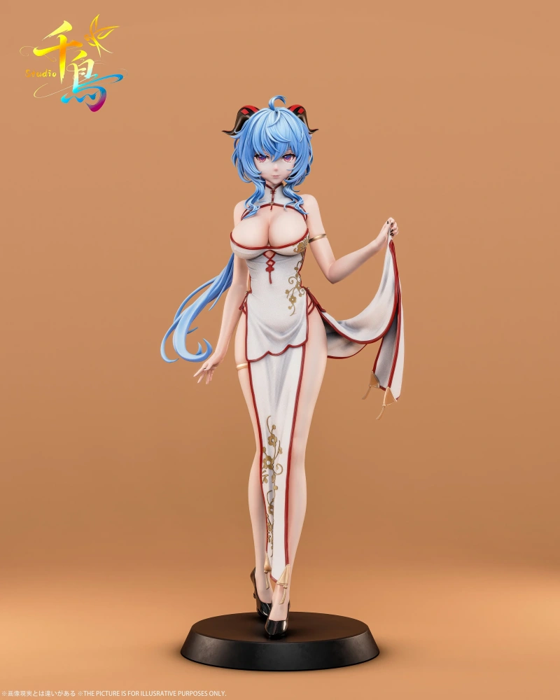 【PRE-ORDER】Qian Niao Studio - Genshin Impactin Cheongsam Ganyu 1/1 & 1/6