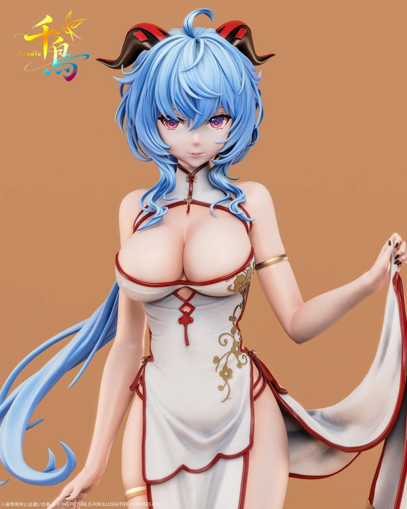 【PRE-ORDER】Qian Niao Studio - Genshin Impactin Cheongsam Ganyu 1/1 & 1/6