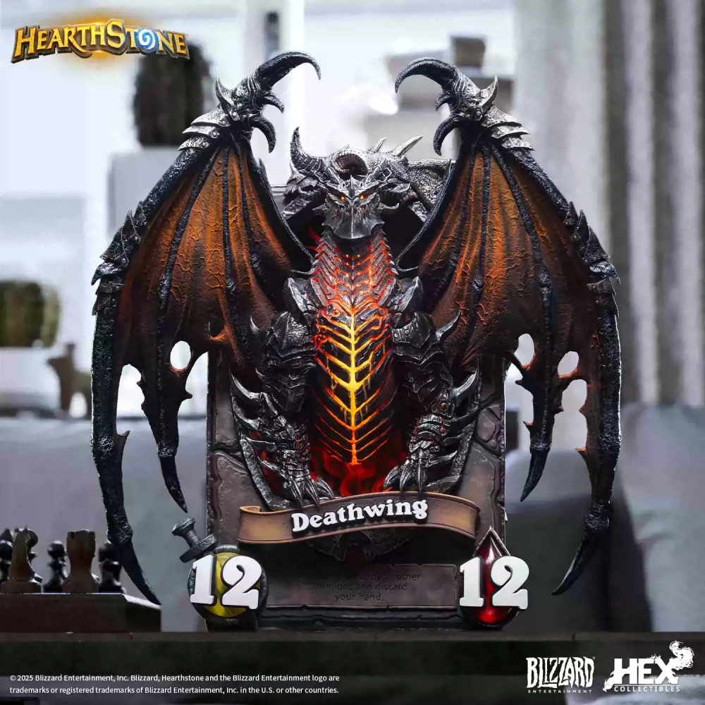 【PRE-ORDER】HEX Collectibles - Blizzard Official Licensed peripheral Hearthstone Deathwing card art statue HEXFRAME05
