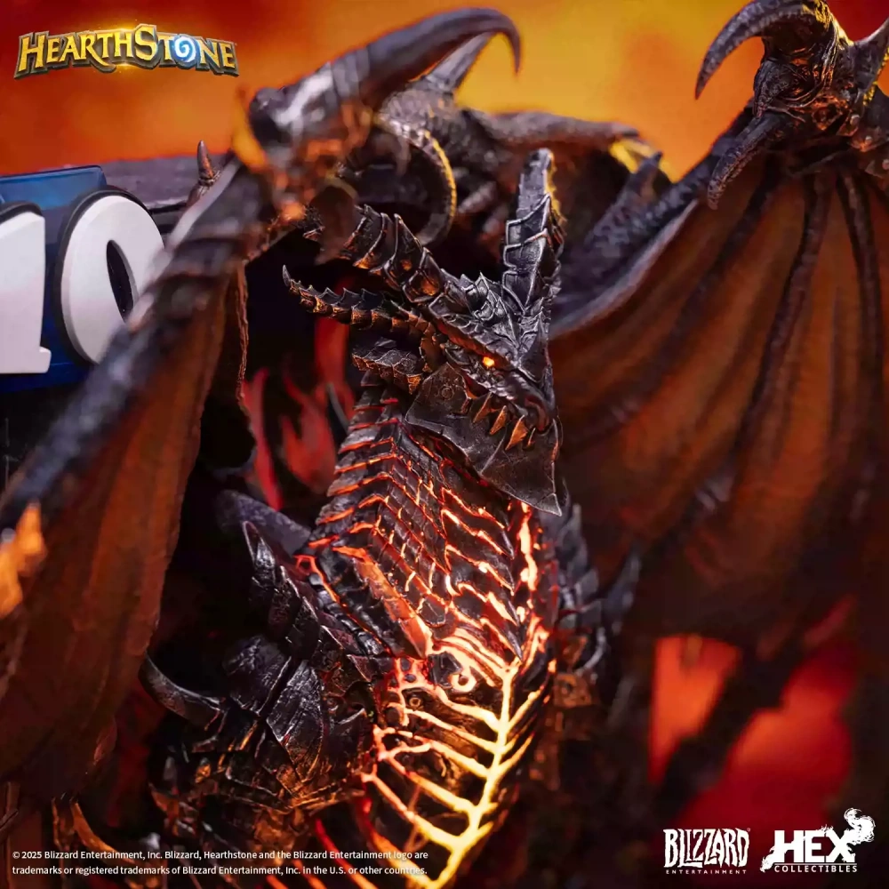 【PRE-ORDER】HEX Collectibles - Blizzard Official Licensed peripheral Hearthstone Deathwing card art statue HEXFRAME05