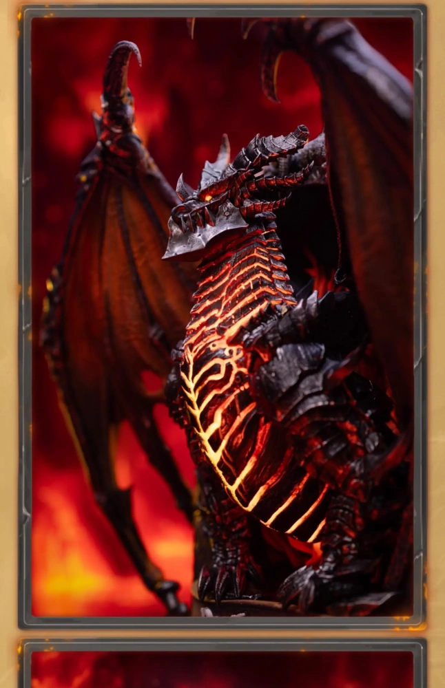 【PRE-ORDER】HEX Collectibles - Blizzard Official Licensed peripheral Hearthstone Deathwing card art statue HEXFRAME05