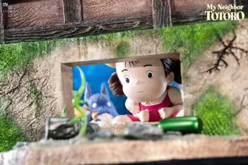 【PRE-ORDER】Wu Yu Studio - My Neighbor Totoro Hayao Miyazaki Desktop Series 05 The Happiest Search Mei Hide-and-Seek with Totoro