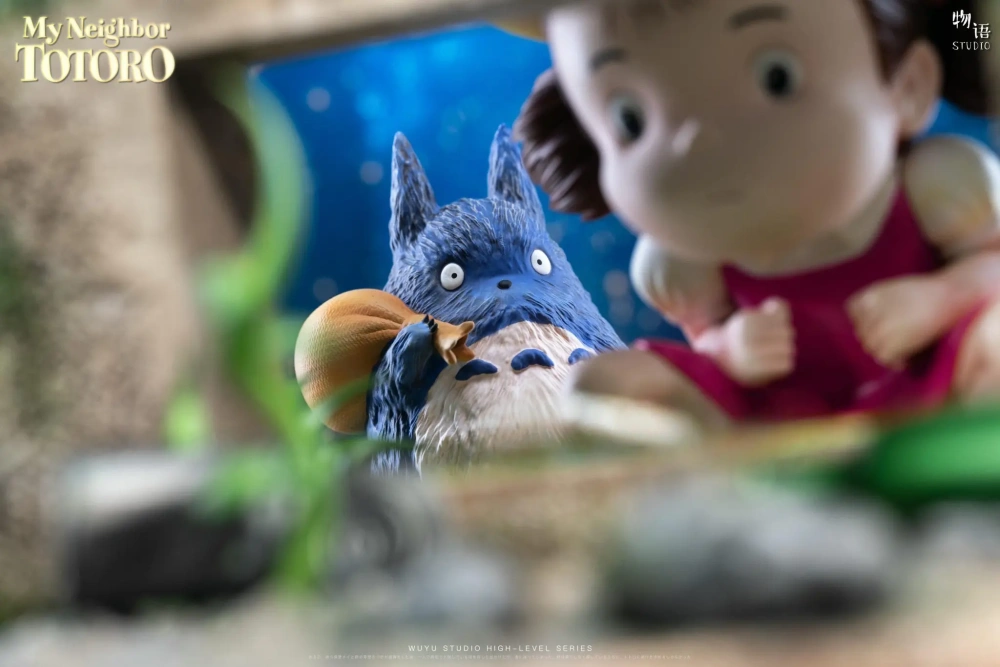 【PRE-ORDER】Wu Yu Studio - My Neighbor Totoro Hayao Miyazaki Desktop Series 05 The Happiest Search Mei Hide-and-Seek with Totoro