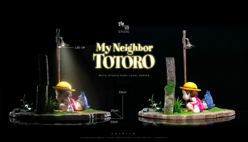 【PRE-ORDER】Wu Yu Studio - My Neighbor Totoro Hayao Miyazaki Desktop Series 05 The Happiest Search Mei Hide-and-Seek with Totoro