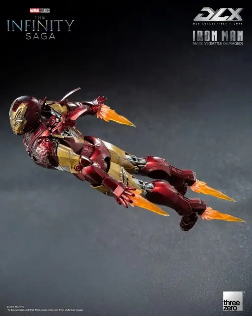 【PRE-ORDER】Threezero - Marvel Studios: The Infinity Saga DLX Iron Man Mark 6 Battle Damaged Version 3Z09180C0