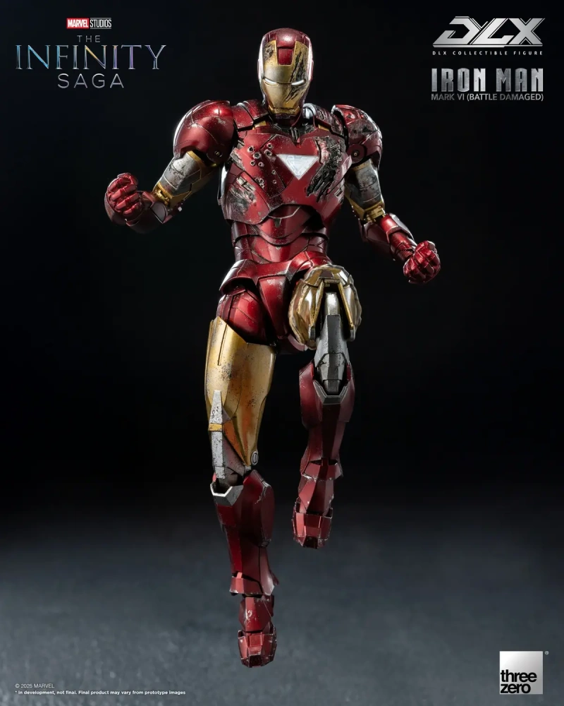 【PRE-ORDER】Threezero - Marvel Studios: The Infinity Saga DLX Iron Man Mark 6 Battle Damaged Version 3Z09180C0