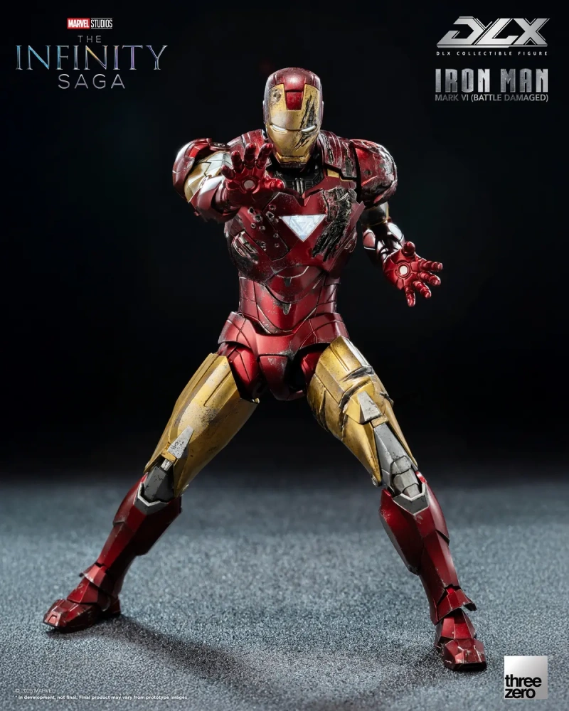 【PRE-ORDER】Threezero - Marvel Studios: The Infinity Saga DLX Iron Man Mark 6 Battle Damaged Version 3Z09180C0