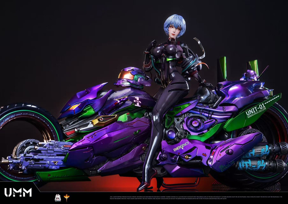 【PRE-ORDER】DT Studio - Neon Genesis Evangelion Ayanami Rei sci-fi motorcycle