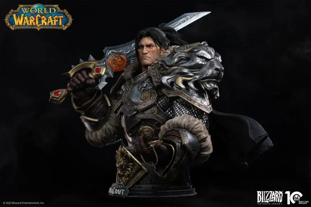 【PRE-ORDER】Infinity Studio - World of Warcraft Varian Wrynn 1/3 Scale Bust (Licensed)