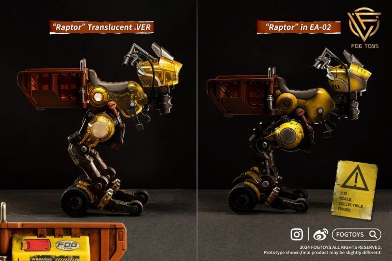 【IN-STOCK】FOGTOYS “Raptor” Translucent .VER 1/12  02RT