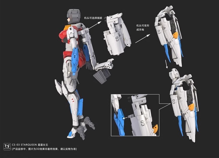 【IN-STOCK】Collection Space Red M Spider Machine Mother 19cm CS-03