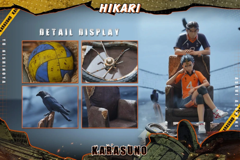 【PRE-ORDER】HIKARI Studio - Haikyu!! Yu Nishinoya & Asahi Azumane