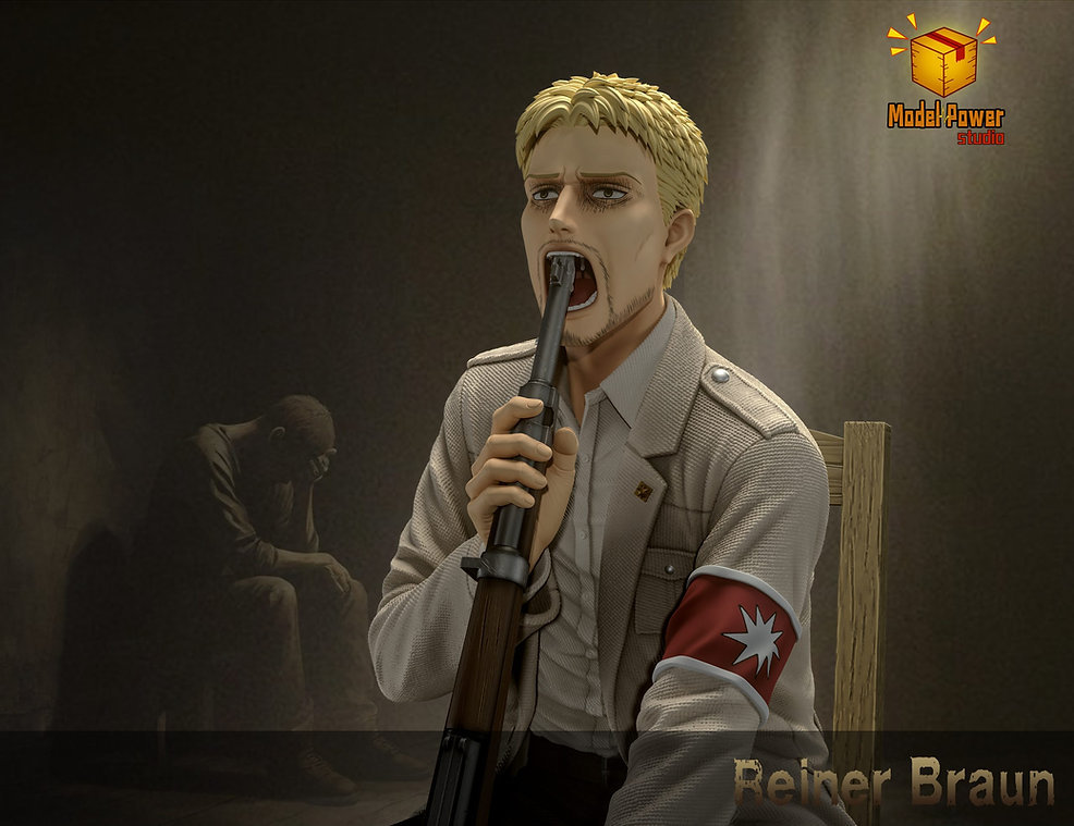 【IN-STOCK】Model Power Studio Attack on Titan Despairing Reiner Braun