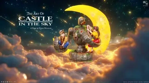 【PRE-ORDER】Wu Yu Studio Castle in the Sky: Embrace of Love Laputian Robo X Sheeta X Pazu