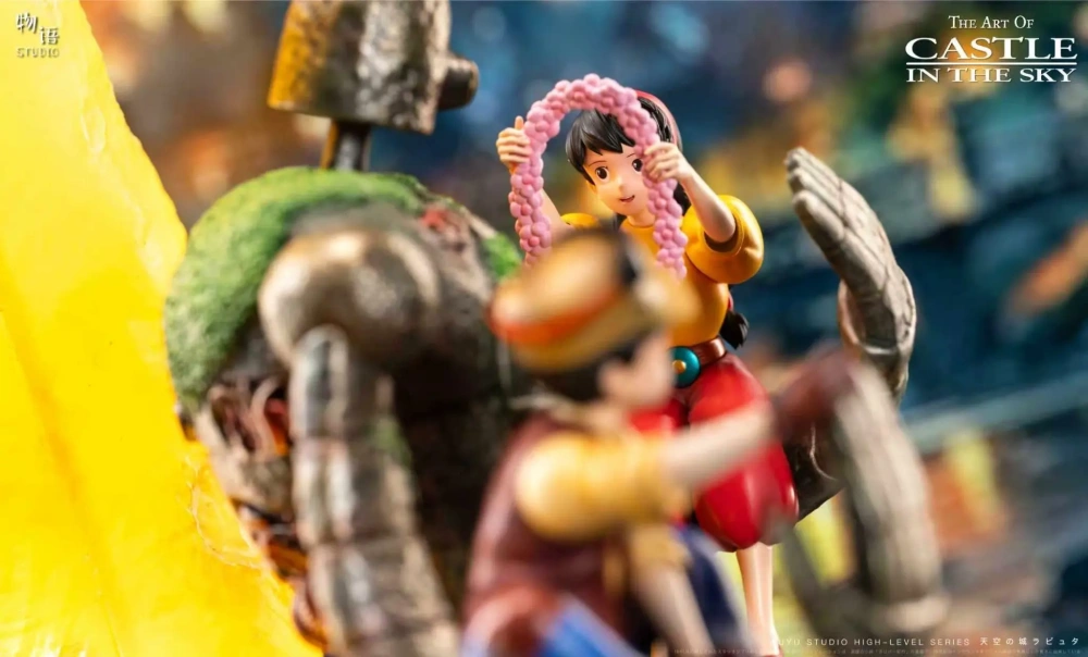 【PRE-ORDER】Wu Yu Studio Castle in the Sky: Embrace of Love Laputian Robo X Sheeta X Pazu
