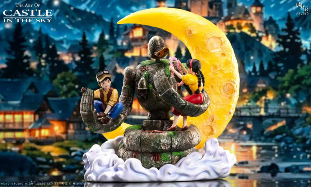【PRE-ORDER】Wu Yu Studio Castle in the Sky: Embrace of Love Laputian Robo X Sheeta X Pazu