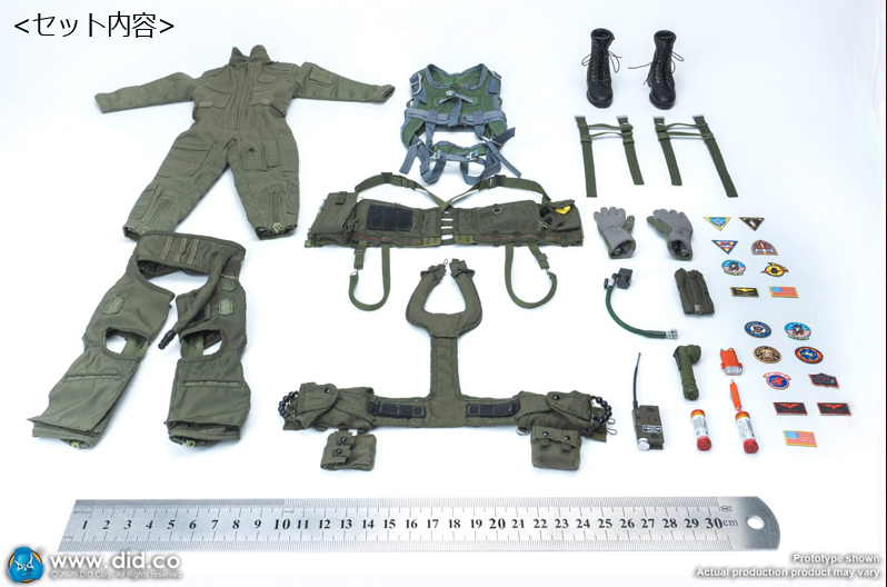 【IN-STOCK】DID 1/6  U.S. F-14 Pilot Accessory Set  E60081