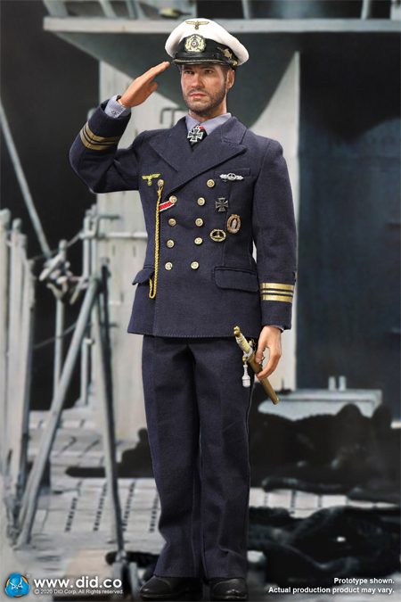 【IN-STOCK】DID E60058 & D80148 WW2 German U-Boat Commander - Lehmann &Periscope Diorama