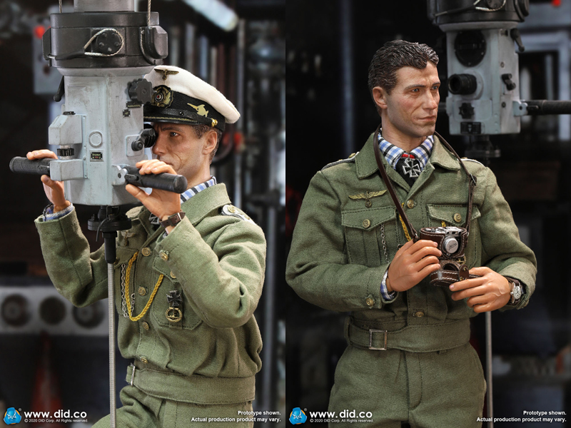 【IN-STOCK】DID E60058 & D80148 WW2 German U-Boat Commander - Lehmann &Periscope Diorama