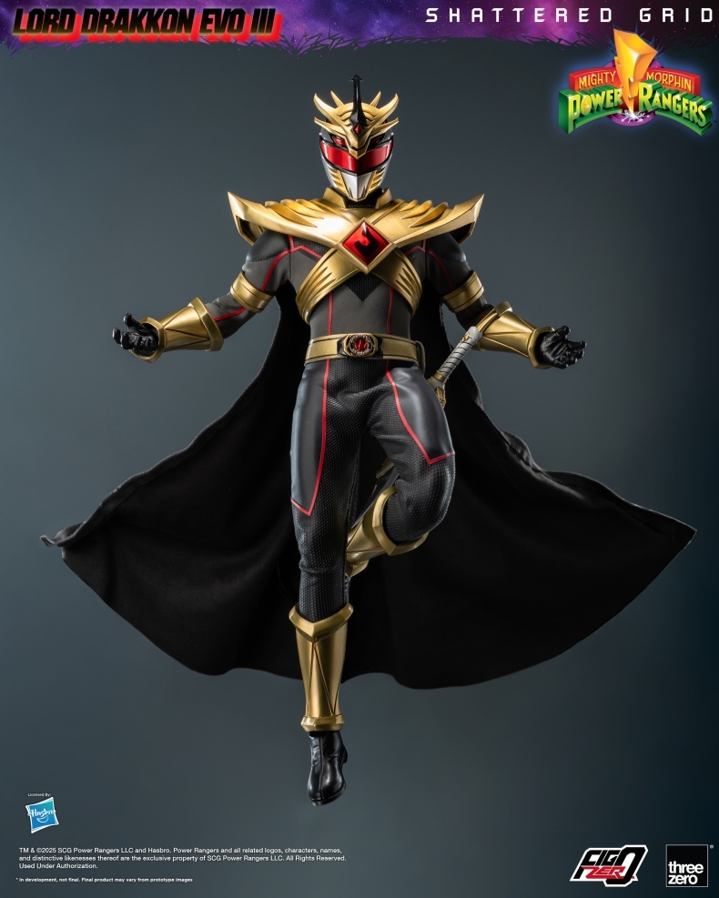 【PRE-ORDER】Threezro 1/6 Mighty Morphin Power Rangers: Shattered Grid - Lord Drakkon Evo III 3Z10260W0