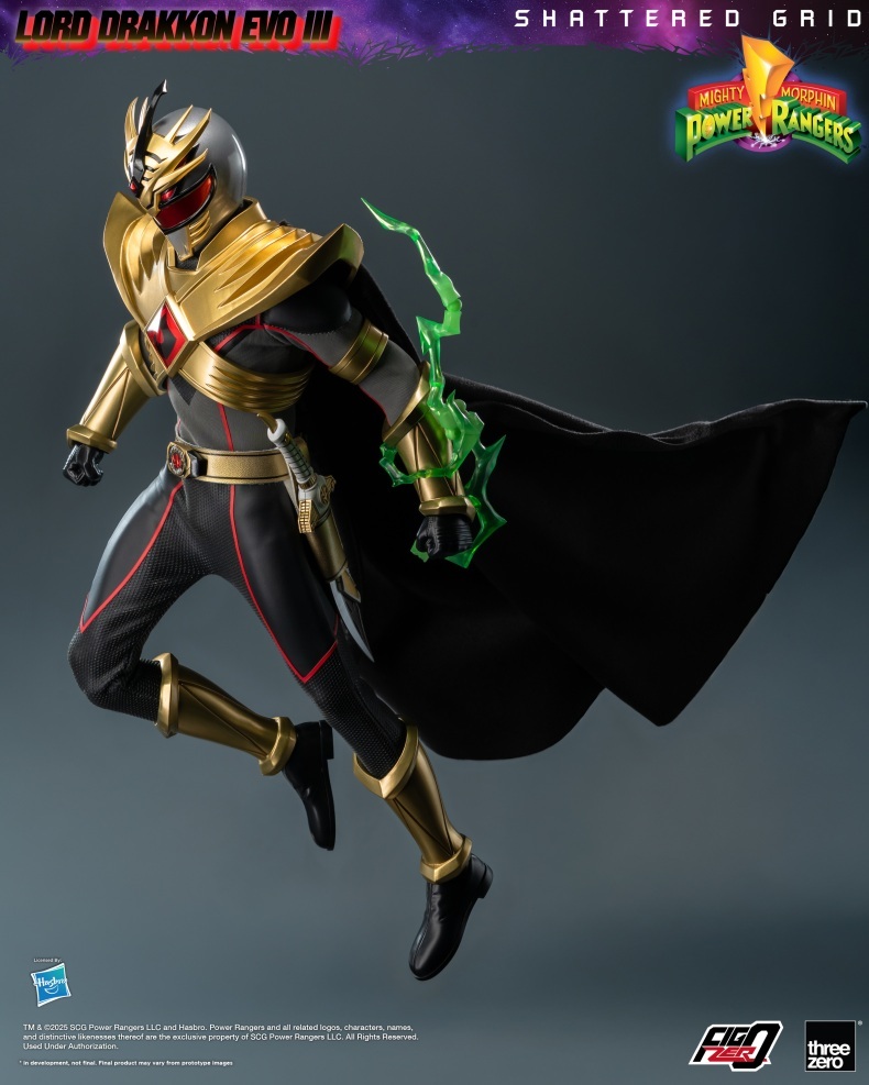 【PRE-ORDER】Threezro 1/6 Mighty Morphin Power Rangers: Shattered Grid - Lord Drakkon Evo III 3Z10260W0